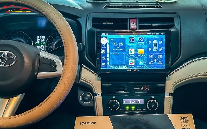 Độ màn hình Android Toyota Rush Mức giá tham khảo khi độ màn hình Android Toyota Rush