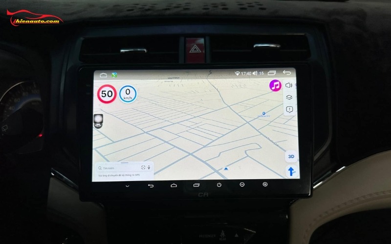 Độ màn hình Android Toyota Rush Độ màn hình Android Toyota Rush hỗ trợ dẫn đường thông minh