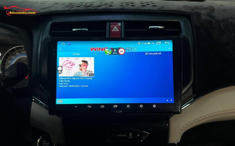 Độ màn hình Android Toyota Rush Màn hình Android Toyota Rush giúp hỗ trợ tính năng giải trí