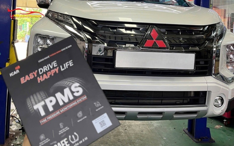 Mitsubishi Xpander độ đẹp với cảm biến áp suất lốp ICAR