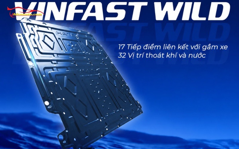 Tấm ốp bảo vệ pin VinFast VF Wild Tấm bảo vệ pin VinFast VF Wild thương hiệu KATA