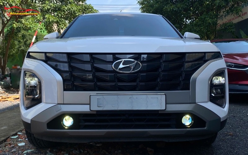 Hyundai Creta lắp đèn bi gầm AES 