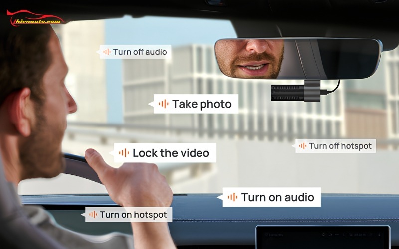 Camera hành trình 70mai M210: Điều khiển bằng giọng nói đa ngôn ngữ