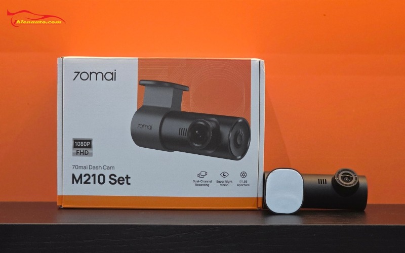 Camera hành trình 70mai M210 thiết kế không màn hình, tối ưu không gian lắp đặt