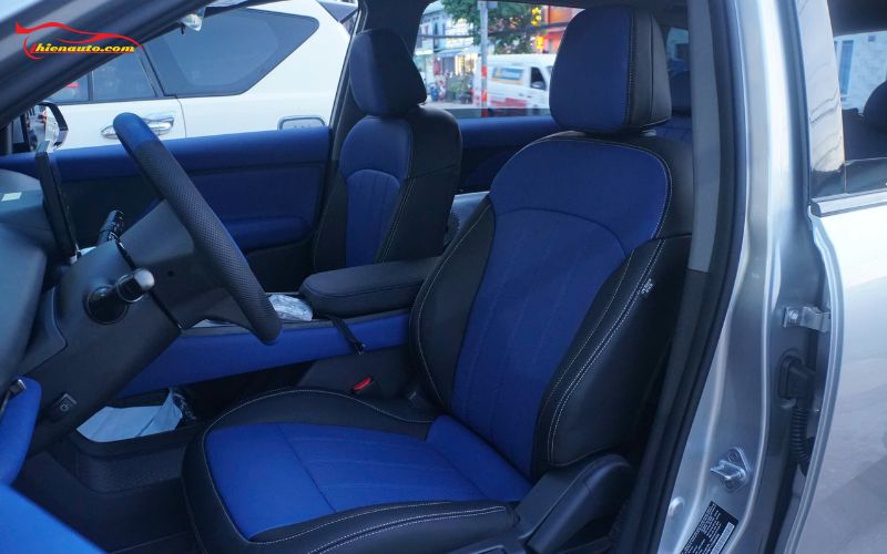Đổi màu nội thất ô tô VinFast Limo Green màu xanh dương 