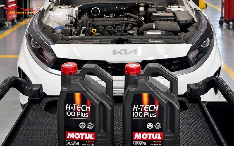 Kia K3 thay bao nhiêu lít nhớt
