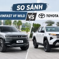 So sánh VinFast VF Wild và Toyota Hilux